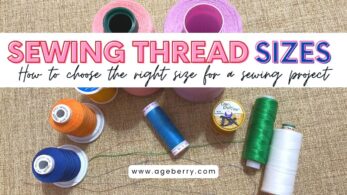 Sewing thread sizes and how to choose