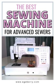 The best sewing machine for advanced sewers: Janome 6600P