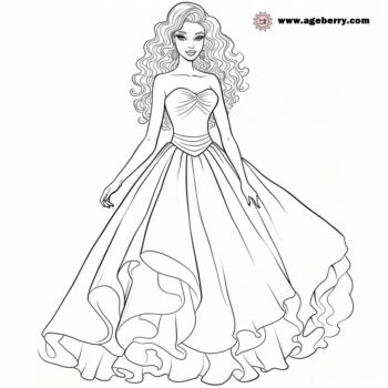 Dress Coloring Pages: Connecting the Dots Between Coloring, Fashion and ...